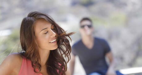 Very attractive american Janice Griffith banged after wet blowjob outdoor